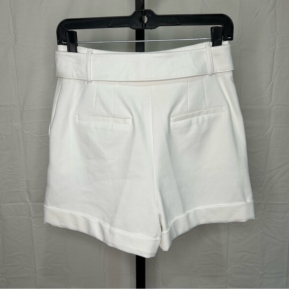 Express Women's White High-Waisted Shorts Size 2. NWT - Picture 3 of 6